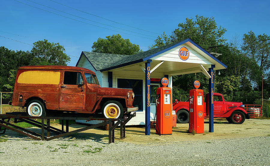 Vintage Gas Station #2 Photograph by Mountain Dreams