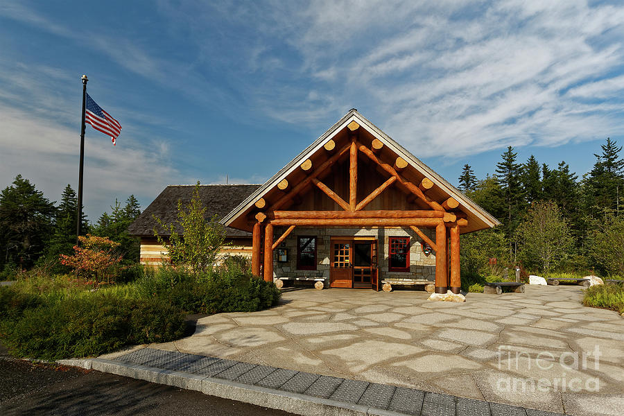 Visitors Center, Schoodic Woods campground, Maine, USA Photograph by Kevin Shields
