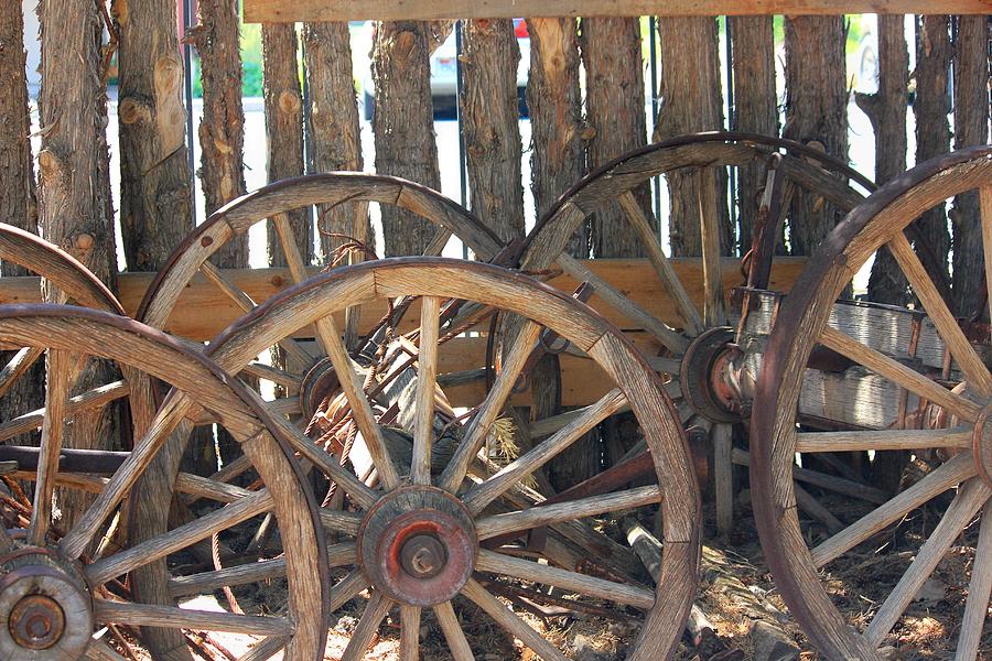 Wagon Wheels #2 Photograph by Douglas Miller