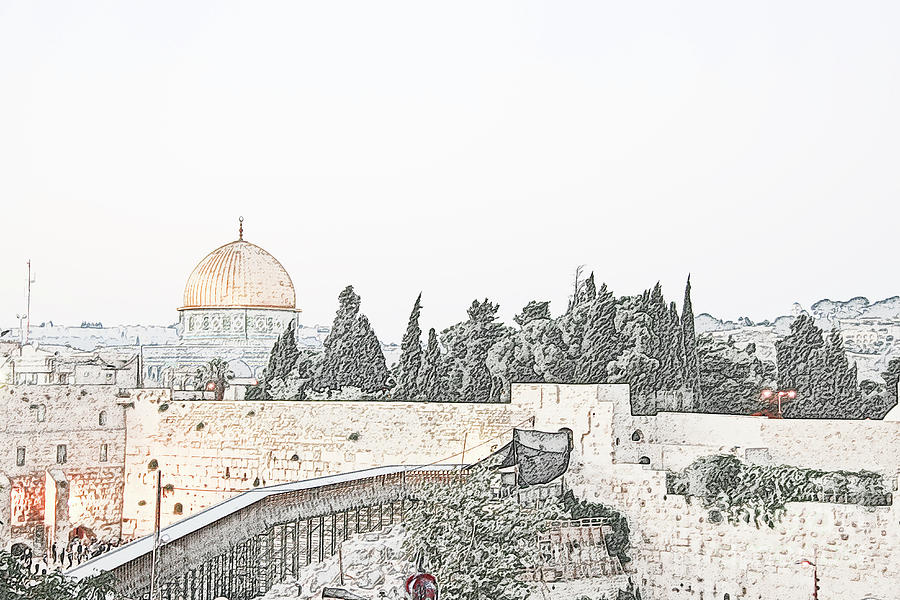 Wailing Wall, Jerusalem #2 Photograph by Humorous Quotes