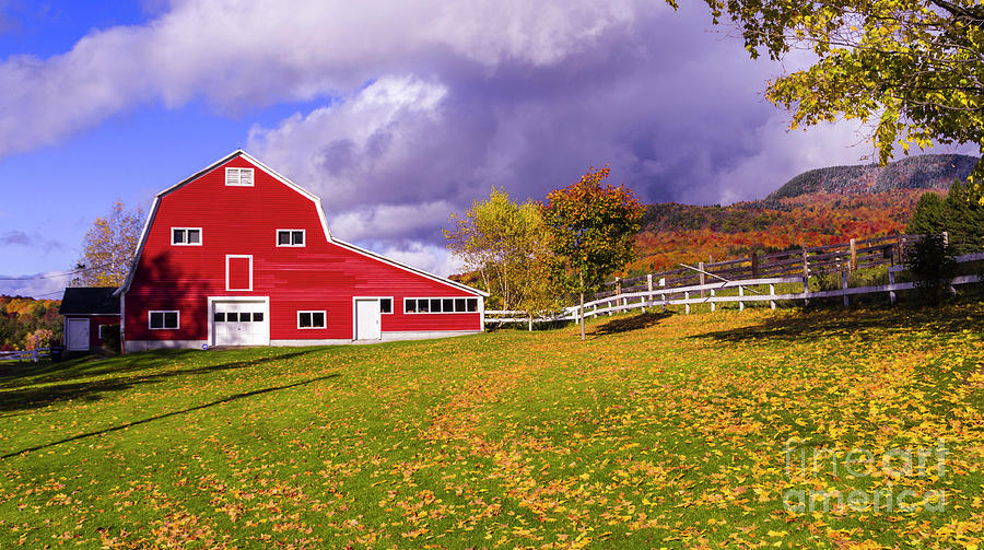 Fall Photograph - Waitsfield Vermont #3 by Scenic Vermont Photography