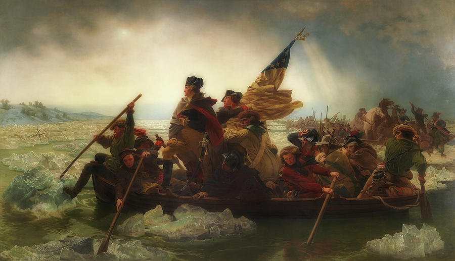 George Washington Painting - Washington Crossing The Delaware #2 by Mountain Dreams