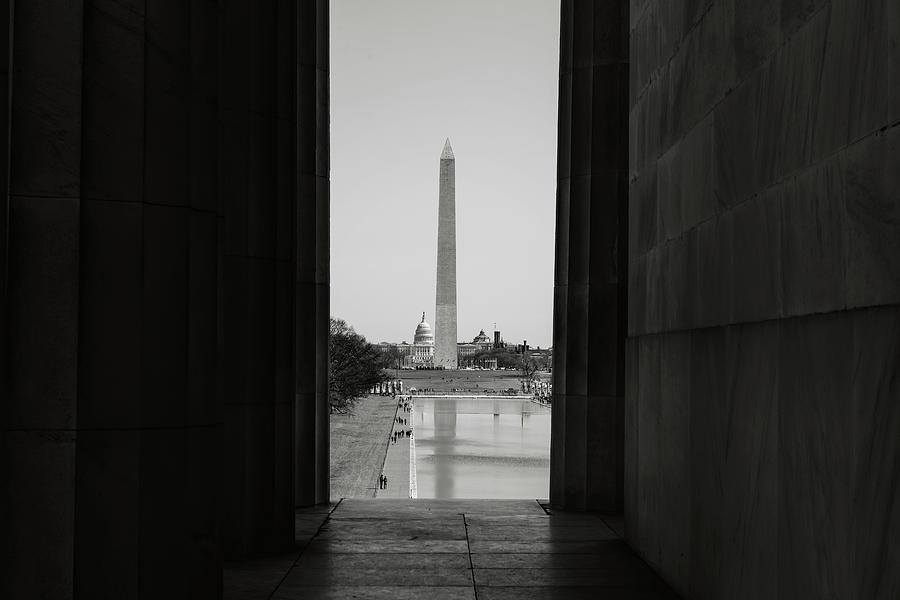 Washington Monument and Capitol Hill #2 Photograph by Brandon Bourdages