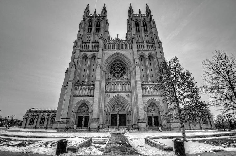 Winter Photograph - Washington National Cathedral #2 by Craig Fildes