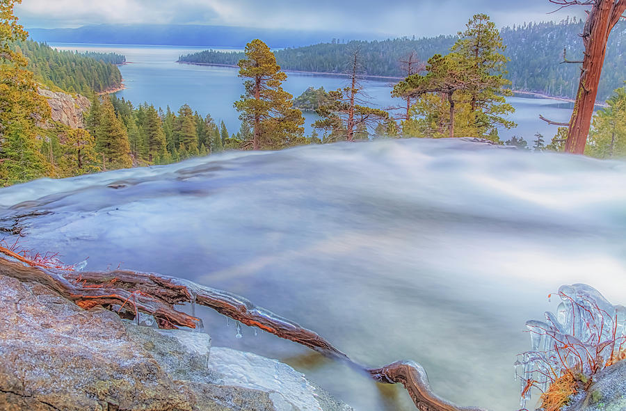 Water Flow Above Emerald Bay #2 Photograph by Marc Crumpler
