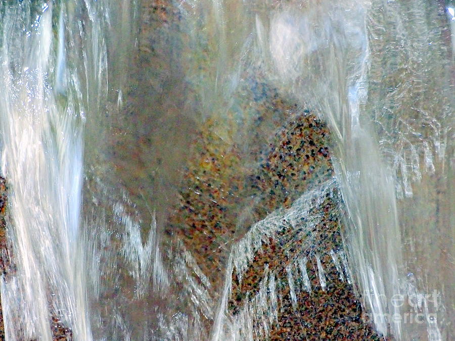 Abstract Photograph - Water Fountain Abstract #58 by Ed Weidman