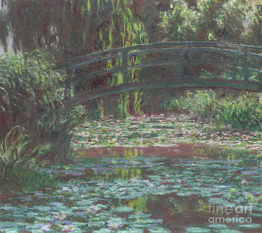 Water Lily Pond Painting by Claude Monet