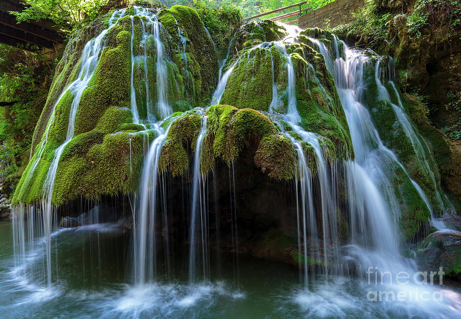 Waterfall in the summer #2 Photograph by Ragnar Lothbrok