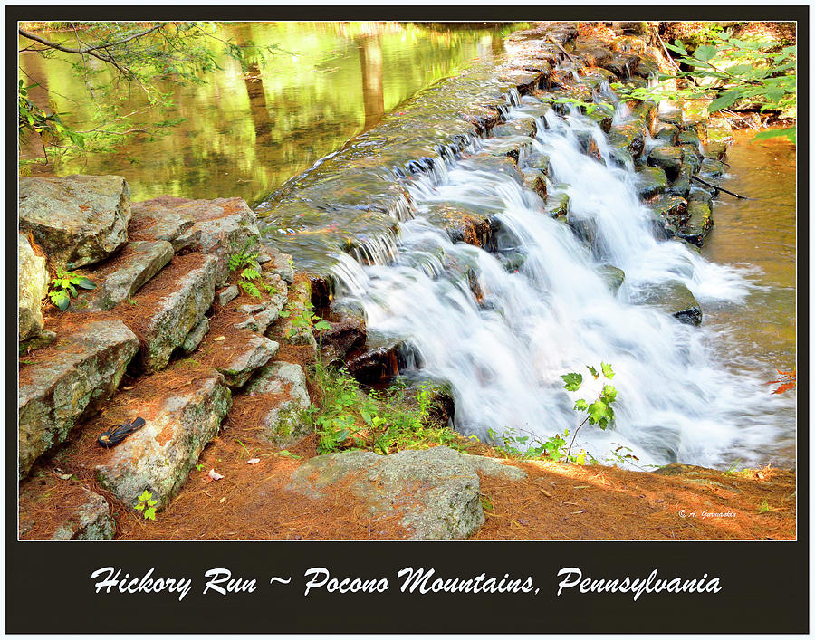Waterfall Pocono Mountains Pennsylvania #2 Photograph by A Macarthur Gurmankin