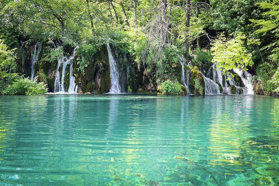 Waterfalls in Plitvice National Park in Croatia Photograph by Brandon ...