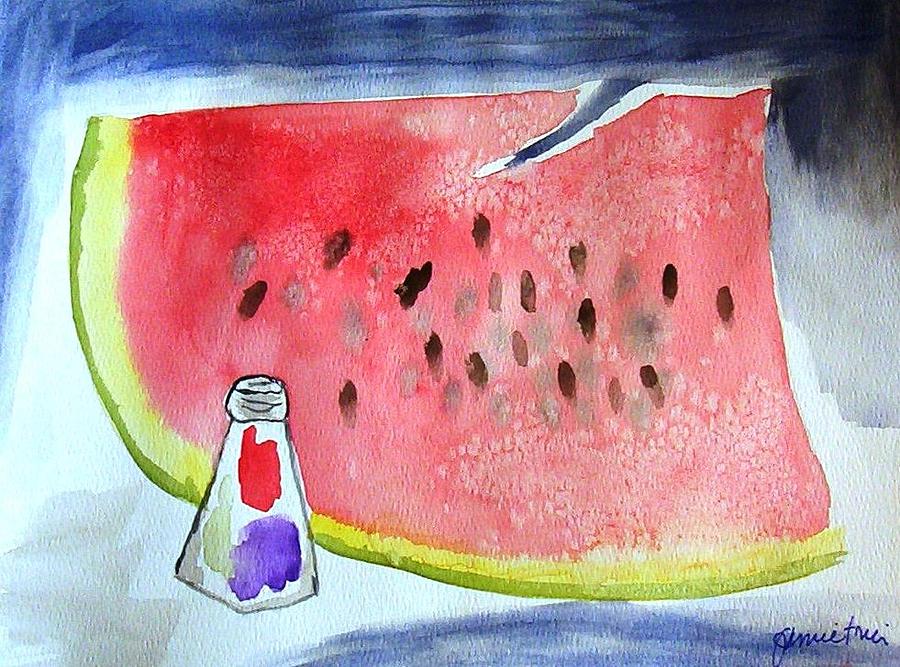 Watermelon #2 Painting by Jamie Frier