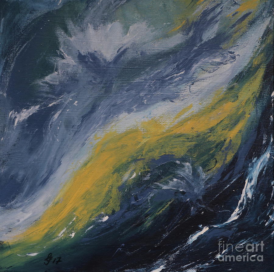 Waves #3 Painting by Christiane Schulze Art And Photography