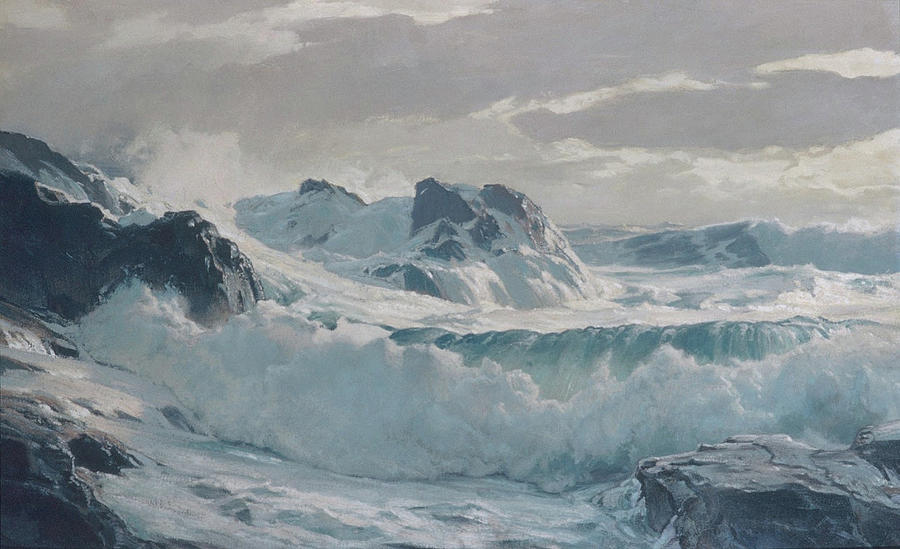 Sea Painting - Waves #2 by Frederick Judd