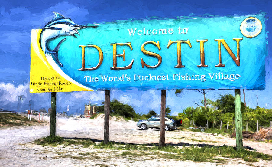 Welcome to Destin #1 Photograph by JC Findley