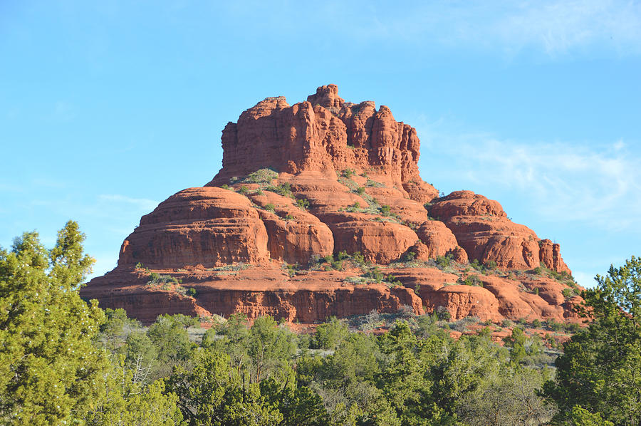 Mountain Painting - Welcome to Sedona Arizona #3 by Barbara Snyder