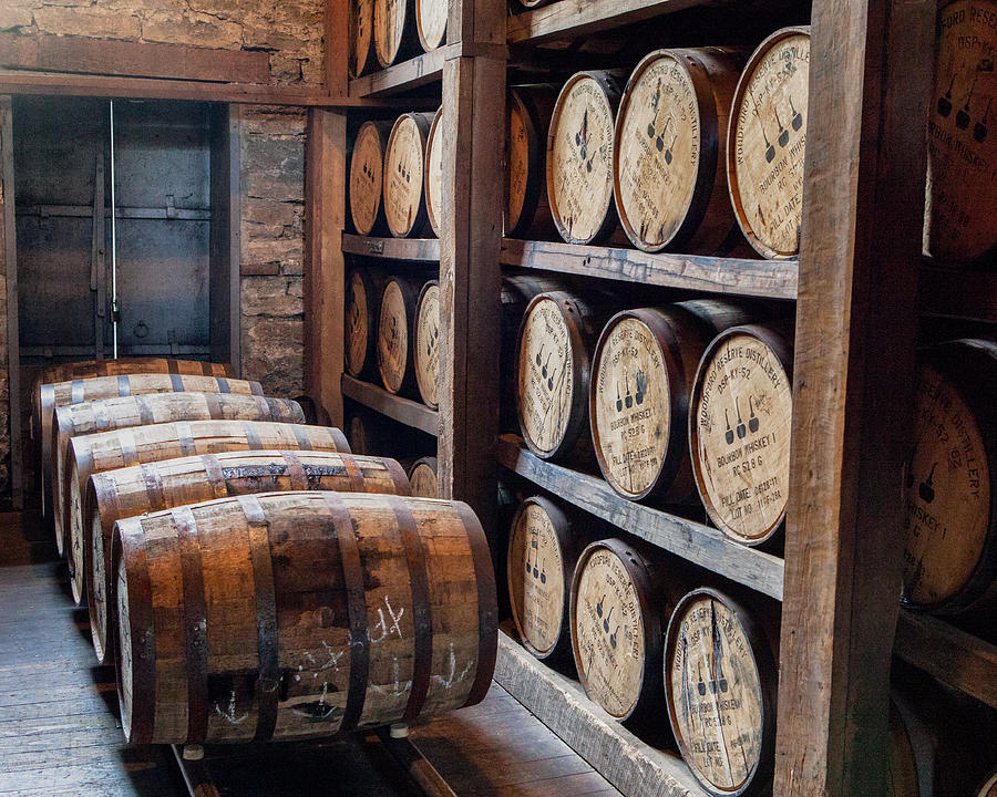 Whiskey Barrels #1 Photograph by John Daly