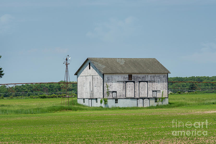 White Barn #2 Photograph by David Arment