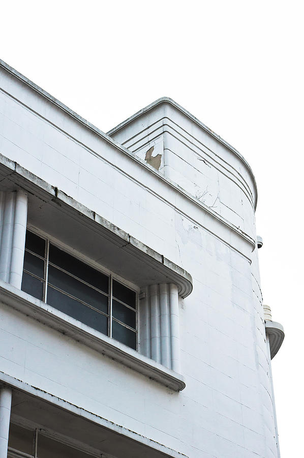 Architecture Photograph - White building #2 by Tom Gowanlock