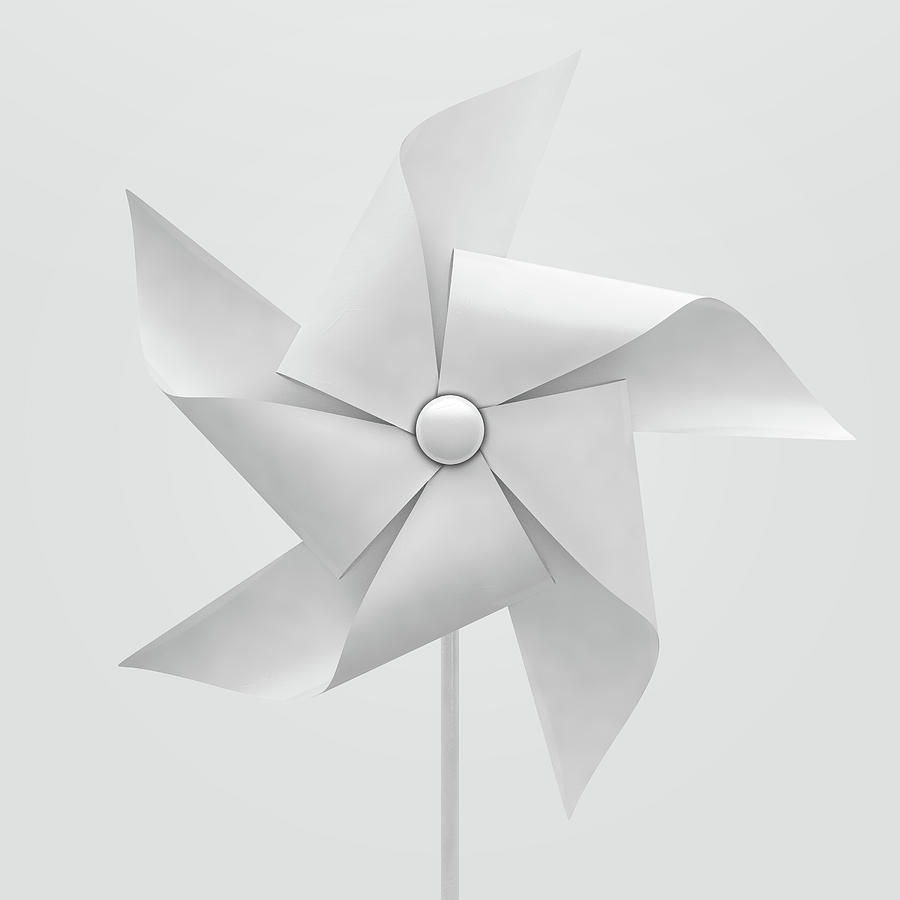 White Pinwheel #2 by Allan Swart