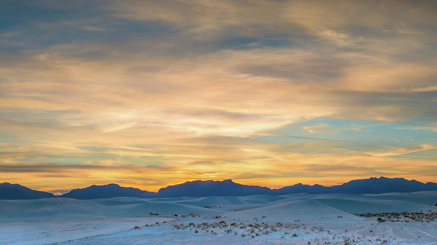 White Sands National Monument Photograph - White Sands Sunset #2 by Joseph Smith