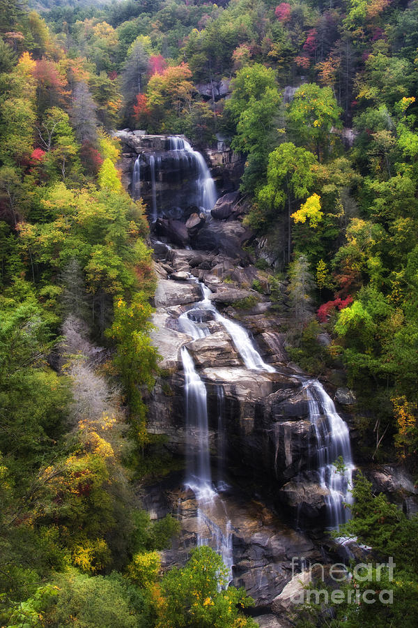 Whitewater Falls In Nc Photograph