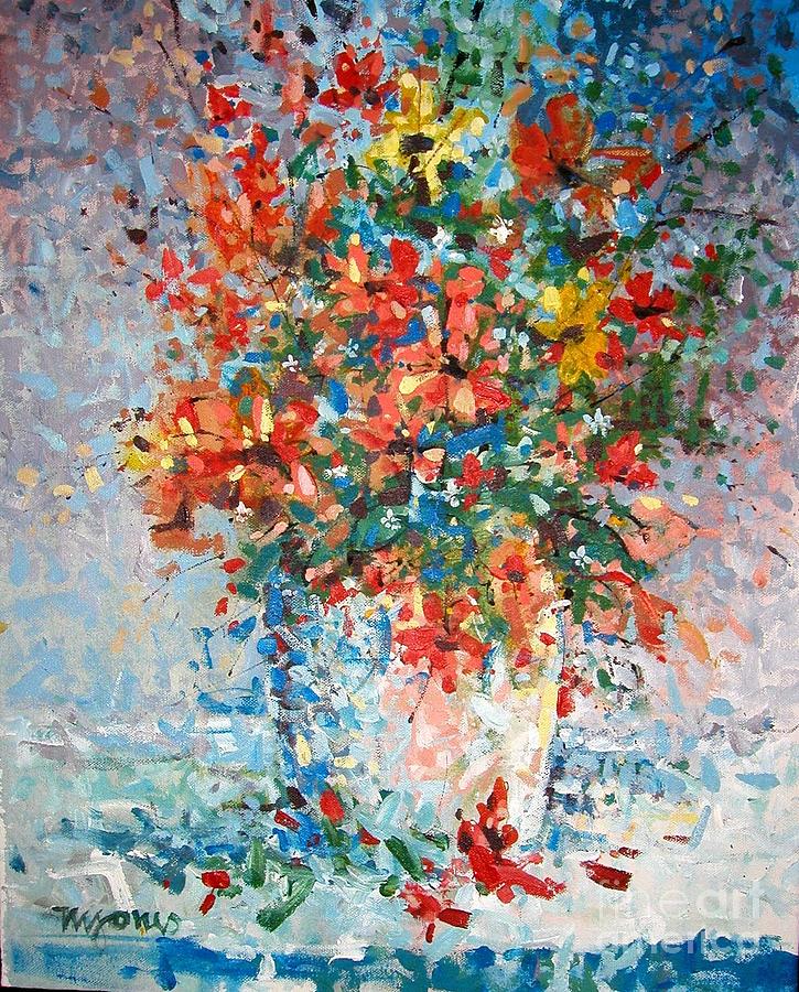 Wildflowers #7 Painting by Micheal Jones