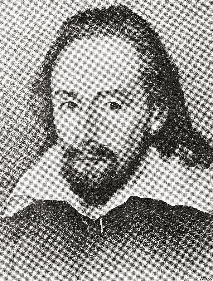 William Shakespeare, 1564 1616 Drawing by Vintage Design Pics Fine