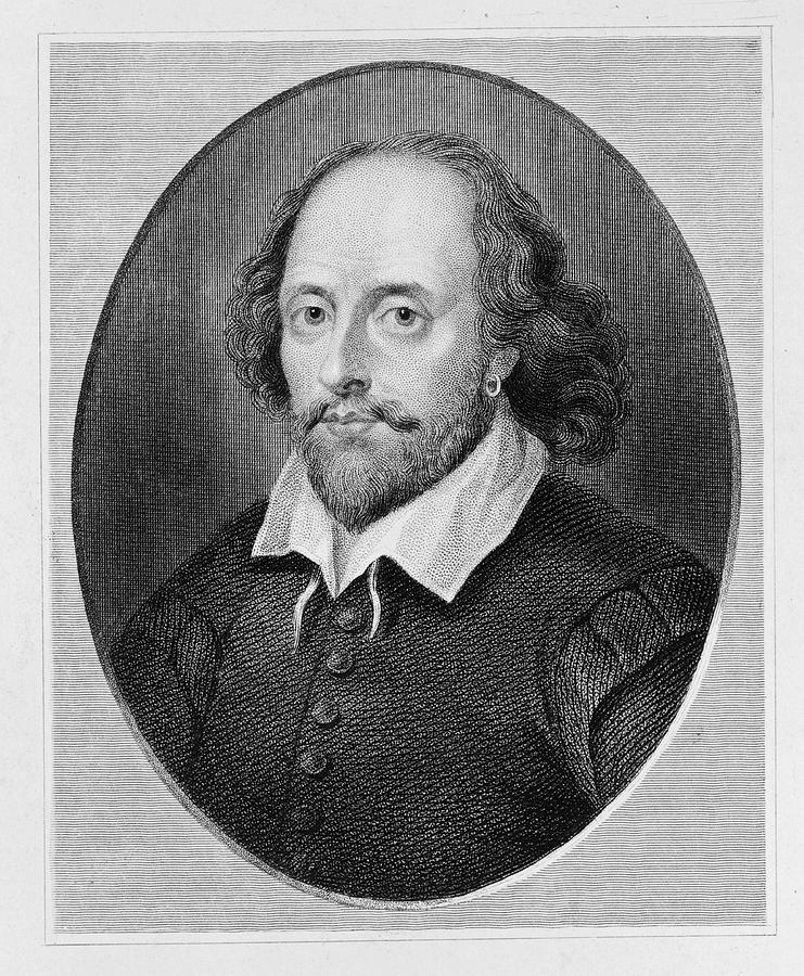 William Shakespeare 1564 To 1616 Drawing by Vintage Design Pics Pixels