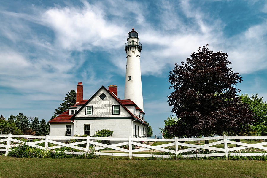 Lighthouse Photograph - Wind Point Lighthouse #2 by Randy Scherkenbach