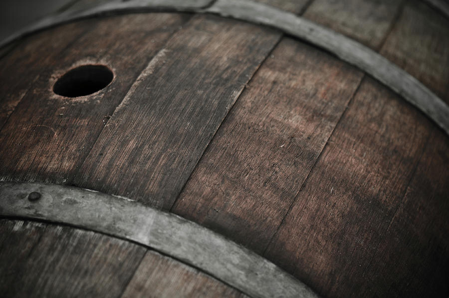 Wine Barrel #1 Photograph by Brandon Bourdages
