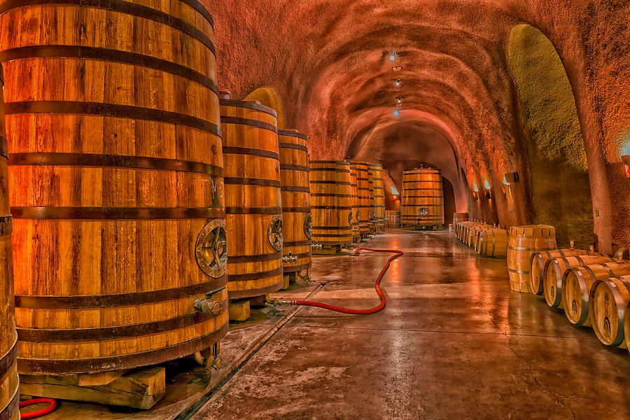 Wine Photograph - Wine Barrels #2 by Mountain Dreams