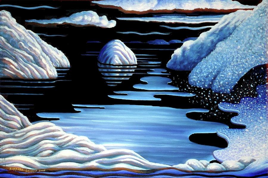 Winter Painting - Winter #2 by Barbara Stirrup