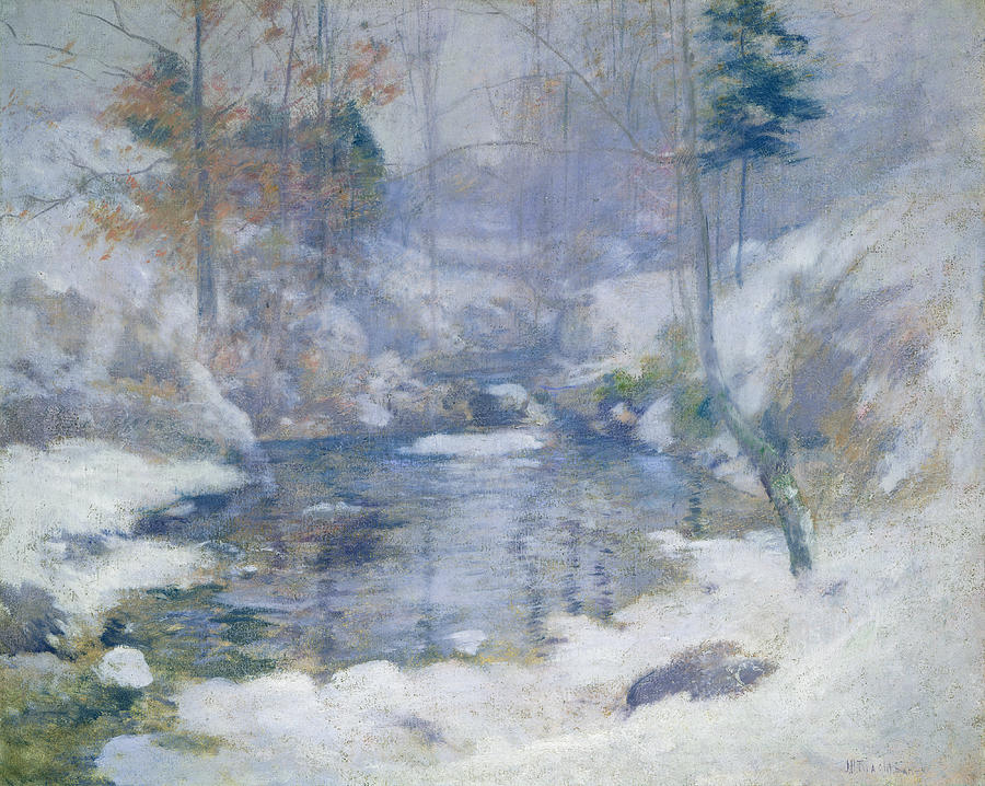 Winter Harmony #2 Painting by John Henry Twachtman