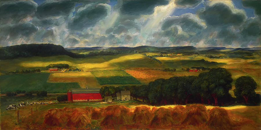 Wisconsin Landscape #2 Painting by Mountain Dreams