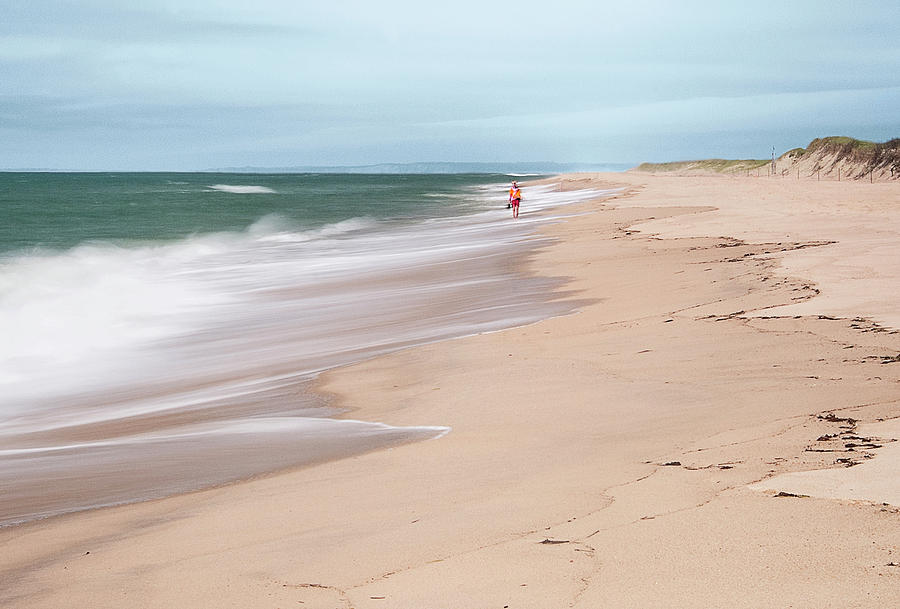 Woman on the Beach #2 Photograph by Gordon Ripley
