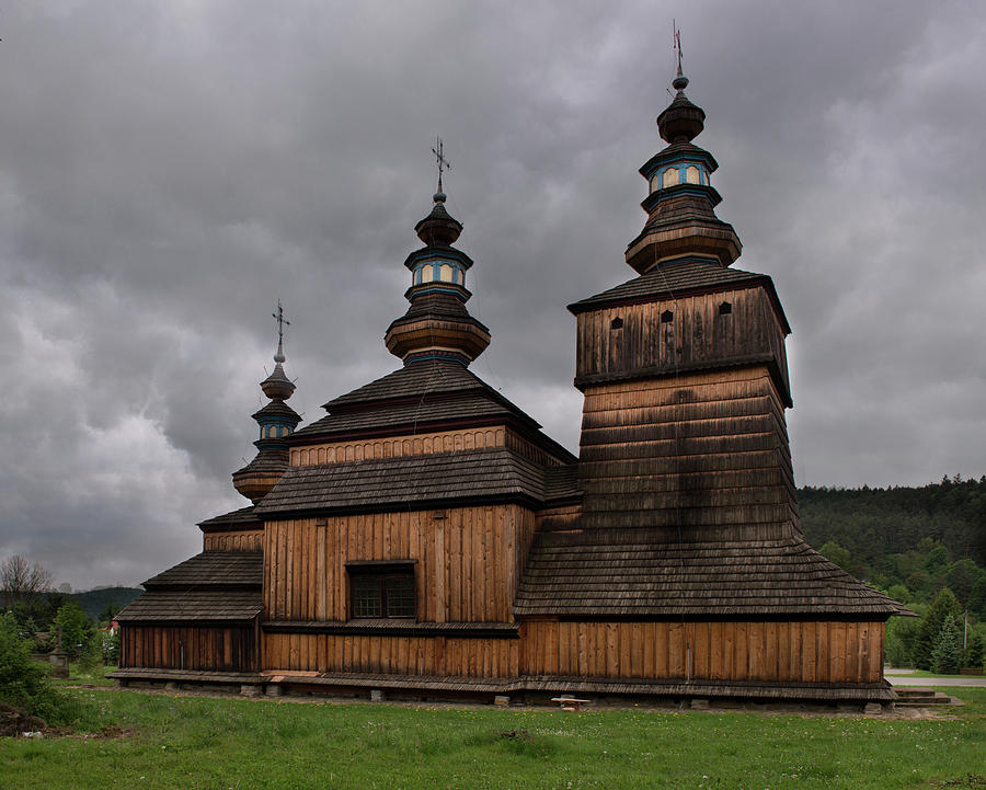 Wooden church in Krempna #2 Photograph by Jaroslaw Blaminsky