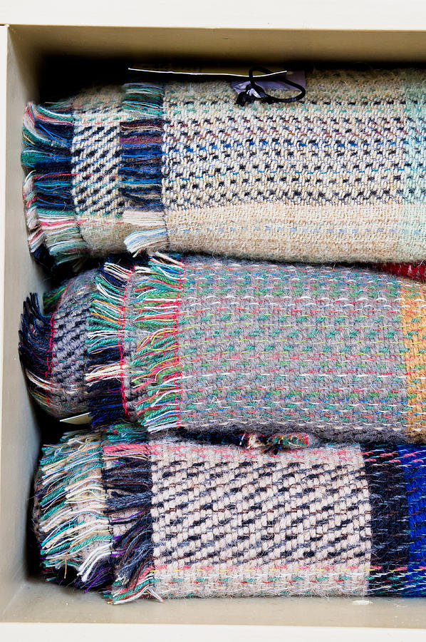 Abstract Photograph - Wool blankets #2 by Tom Gowanlock
