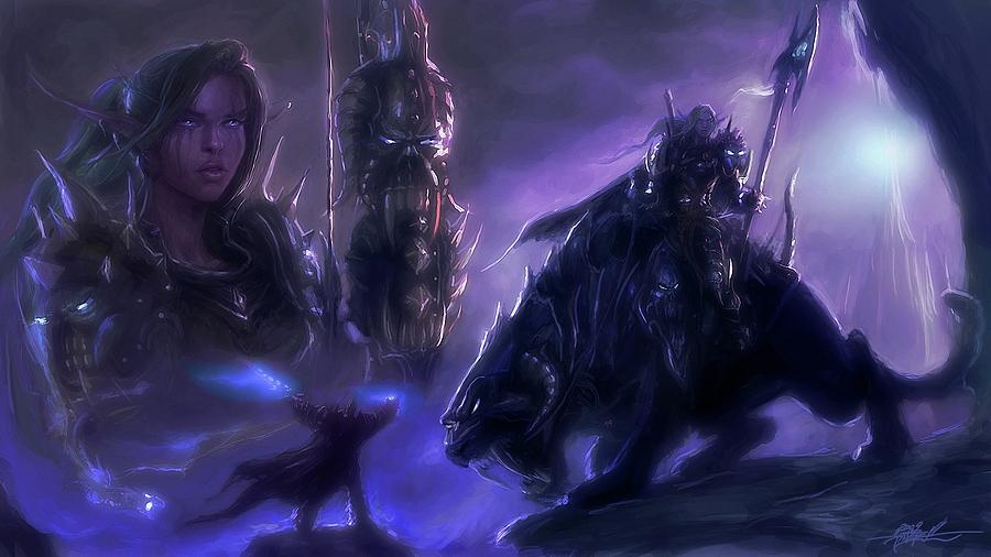 Fantasy Digital Art - World Of Warcraft #2 by Maye Loeser