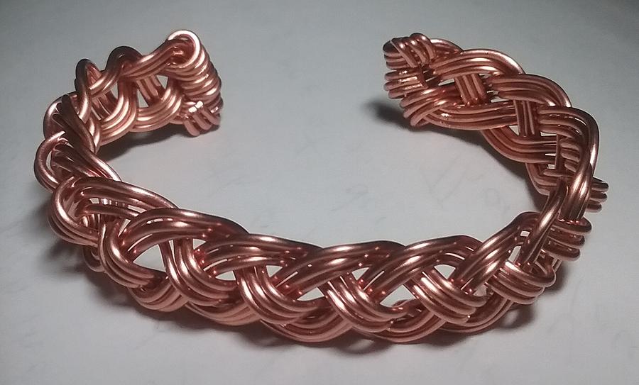 Woven Copper Wire Bracelet #2 Jewelry by Darlene Ryer - Fine Art America