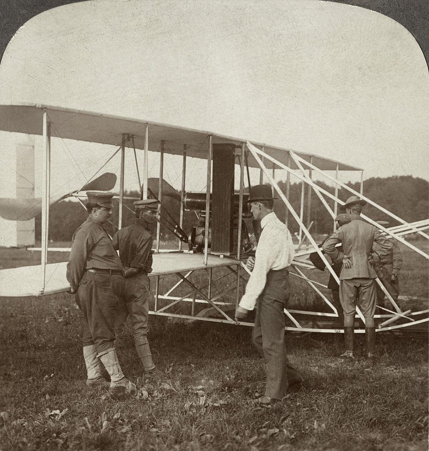 Wright Brothers Biplane #2 Photograph by Granger