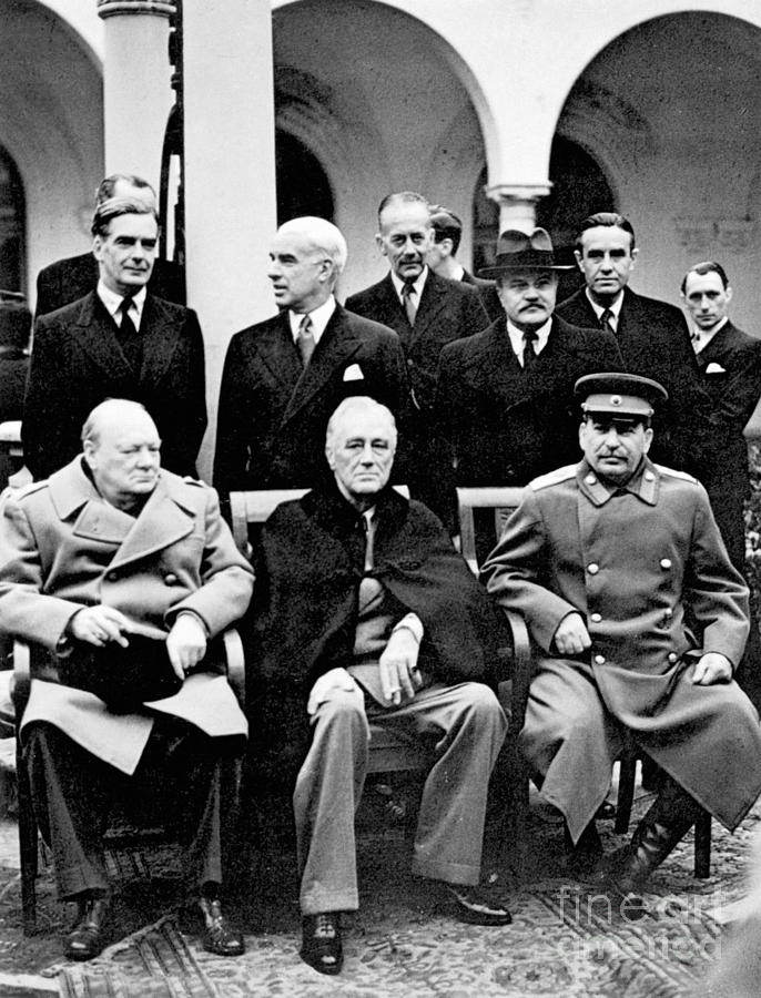 Yalta Conference, 1945 #2 Photograph by Granger