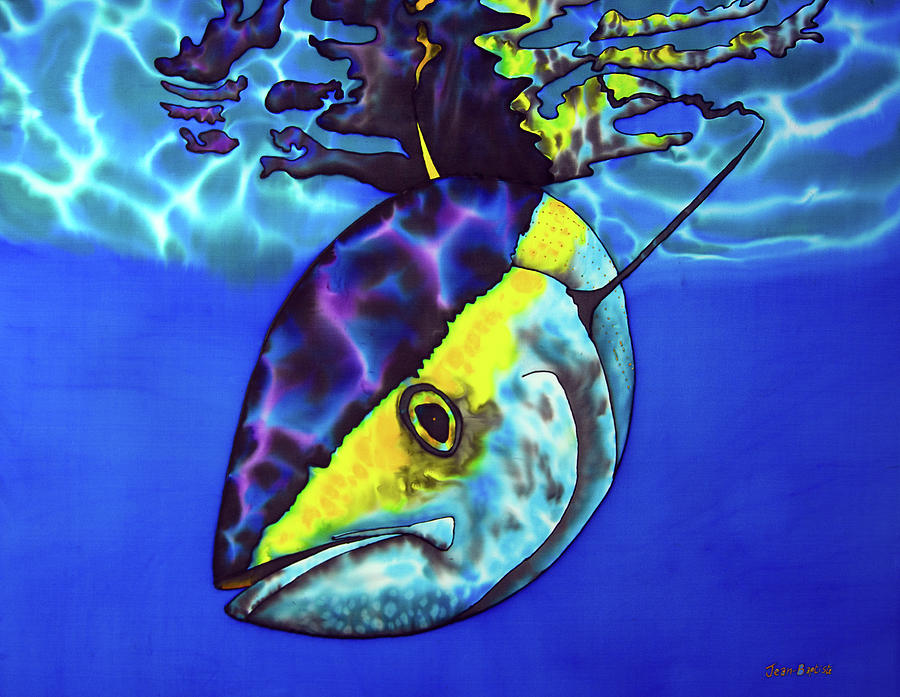 Yellowfin Tuna #3 Painting by Daniel Jean-Baptiste