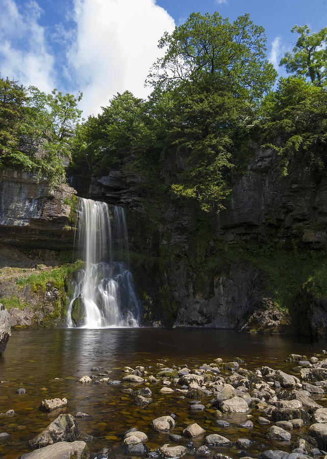 Summer Photograph - Yorkshire Dales Waterfall #2 by Chris Smith