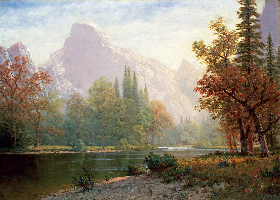 Yosemite #4 Painting by Albert Bierstadt