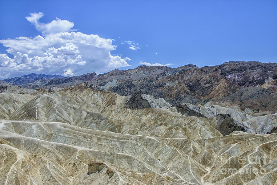 Zabriskie point in Death Valley Photograph by Patricia Hofmeester