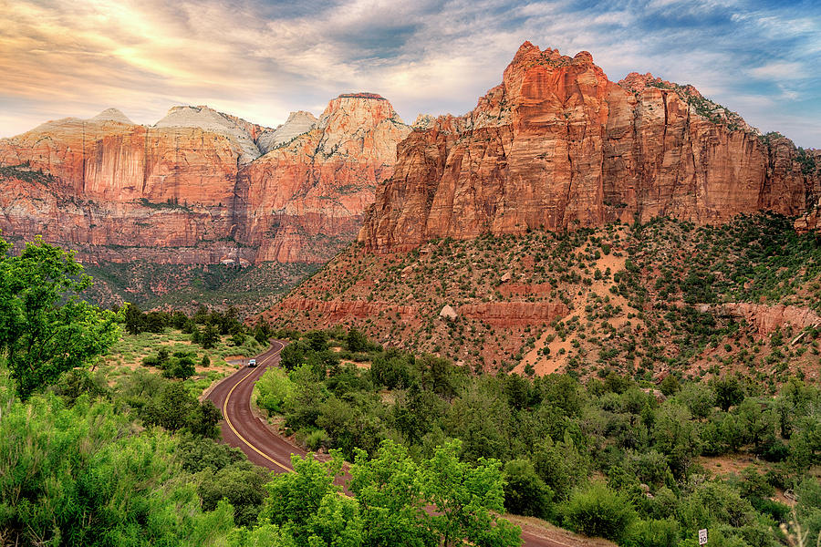 Zion Scenic Highway Photograph by Chris Bogard - Fine Art America