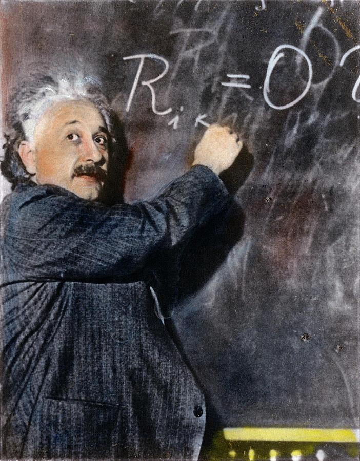 Albert Einstein, 1879-1955 #20 Drawing by Granger