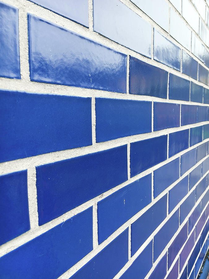 Blue Tiles Photograph By Tom Gowanlock Pixels 0357