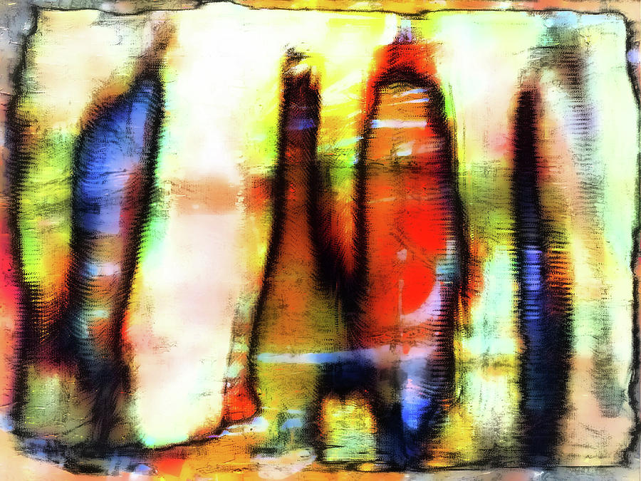 Abstract Photograph - Digital abstract painting #20 by Tom Gowanlock