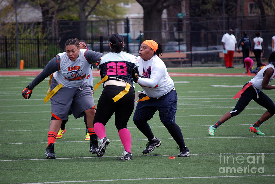 Football Photograph - Lady Playmakers vs Lady Dominators #20 by Rebecca Armermann